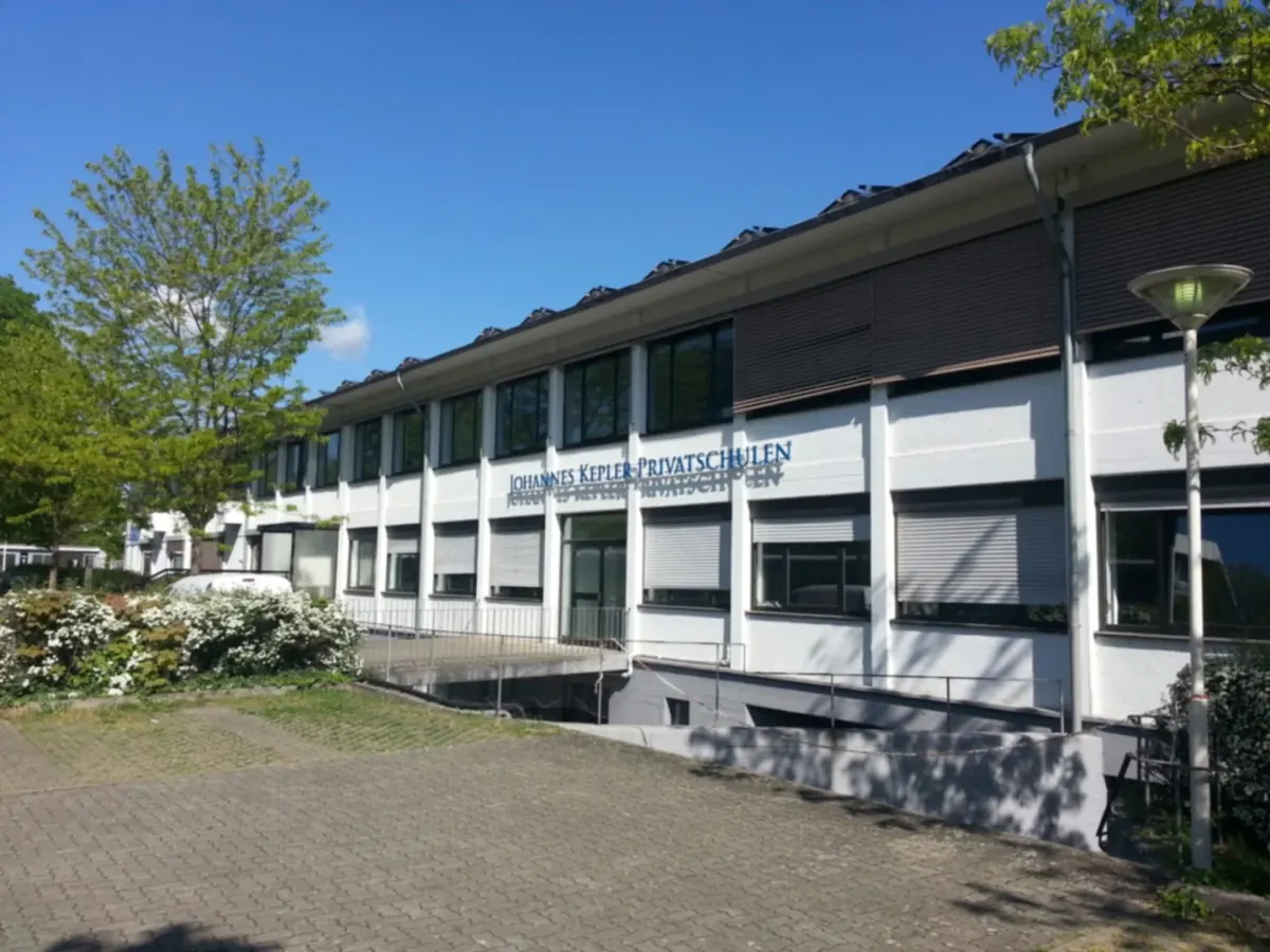 Das Schulgebäude der Johannes Kepler Privatschulen in Karlsruhe